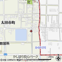 奈良県橿原市太田市町58周辺の地図