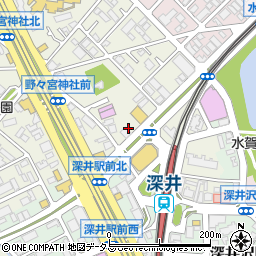 日建ハウジング株式会社　ＭＯＶＥ深井店周辺の地図