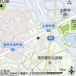 大阪府堺市中区深井東町3148周辺の地図