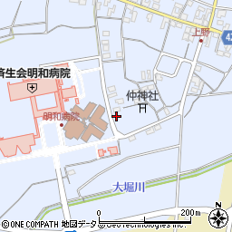 三重県多気郡明和町上野418周辺の地図