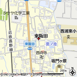 大阪府羽曳野市東阪田159-2周辺の地図