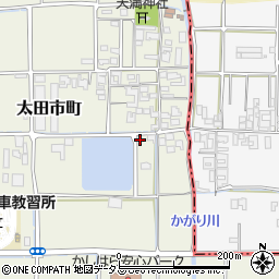 奈良県橿原市太田市町55周辺の地図