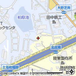 大阪府堺市中区福田1398周辺の地図