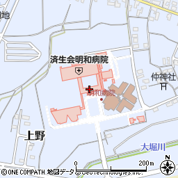 ヤマザキＹショップ明和病院店周辺の地図