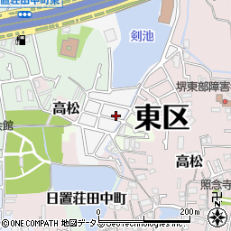 大阪府堺市東区日置荘原寺町140-52周辺の地図