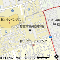 大阪真空機器製作所周辺の地図