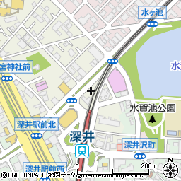 買取大吉　深井駅前店周辺の地図