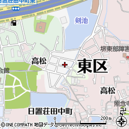 大阪府堺市東区日置荘原寺町140-54周辺の地図