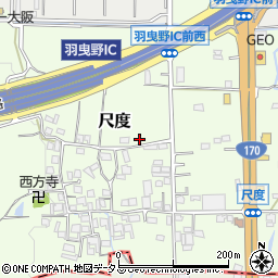 大阪府羽曳野市尺度96周辺の地図