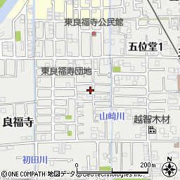 奈良県香芝市良福寺197-59周辺の地図