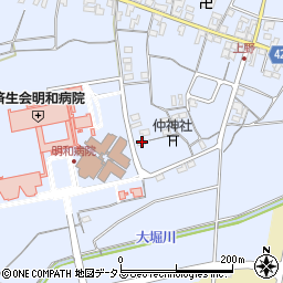 三重県多気郡明和町上野417周辺の地図
