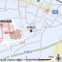 三重県多気郡明和町上野245周辺の地図