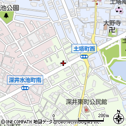 大阪府堺市中区深井東町3135周辺の地図