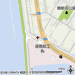 岡山県倉敷市連島町鶴新田3035-2周辺の地図