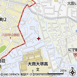 大阪府堺市中区堀上町216-3周辺の地図