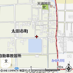 奈良県橿原市太田市町77周辺の地図