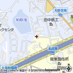 大阪府堺市中区福田1400周辺の地図