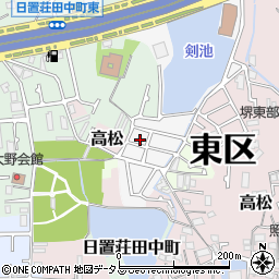 大阪府堺市東区日置荘原寺町140-63周辺の地図