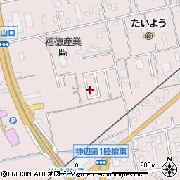 広島県福山市神辺町川南周辺の地図