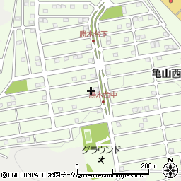 広島県広島市安佐北区亀山西2丁目19-6周辺の地図