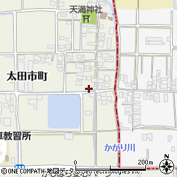 奈良県橿原市太田市町74周辺の地図