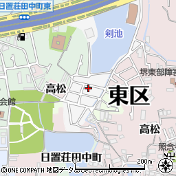 大阪府堺市東区日置荘原寺町140-39周辺の地図