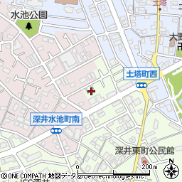大阪府堺市中区深井東町3130周辺の地図