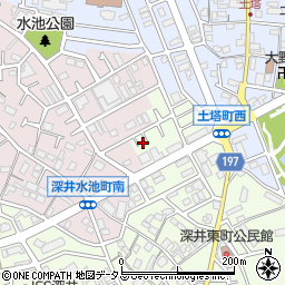 大阪府堺市中区深井東町3130周辺の地図
