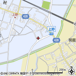 三重県多気郡明和町上野288周辺の地図