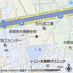 大阪府堺市東区日置荘西町8丁周辺の地図