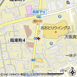 京都銀行鳳支店周辺の地図