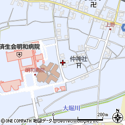 三重県多気郡明和町上野407周辺の地図