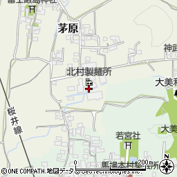 奈良県桜井市茅原171周辺の地図