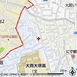 大阪府堺市中区堀上町216-12周辺の地図