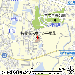 天寿会特別養護老人ホーム平尾荘周辺の地図