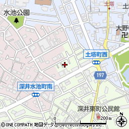 大阪府堺市中区深井東町3130-3周辺の地図