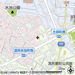 大阪府堺市中区深井東町3130-7周辺の地図