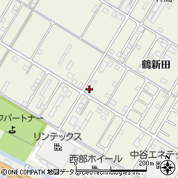 岡山県倉敷市連島町鶴新田2476-4周辺の地図