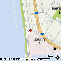岡山県倉敷市連島町鶴新田3033-1周辺の地図