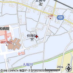 三重県多気郡明和町上野340周辺の地図