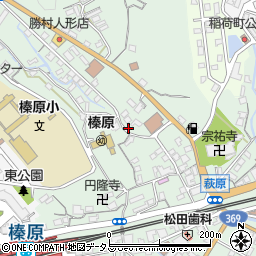 奈良県宇陀市榛原萩原2615周辺の地図
