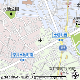 大阪府堺市中区深井東町3130-2周辺の地図