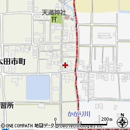 奈良県橿原市太田市町70周辺の地図