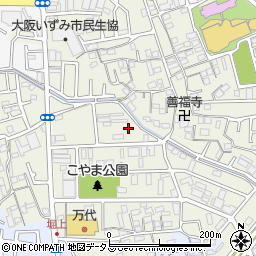 大阪府堺市中区深井清水町周辺の地図