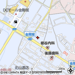 ミニストップ明和金剛坂店周辺の地図