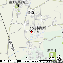 奈良県桜井市茅原261-1周辺の地図