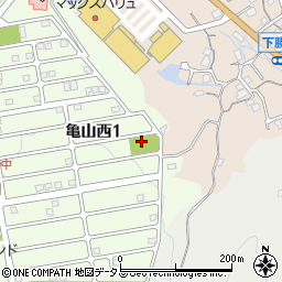 勝木台第四公園周辺の地図