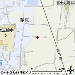 奈良県桜井市茅原1034周辺の地図