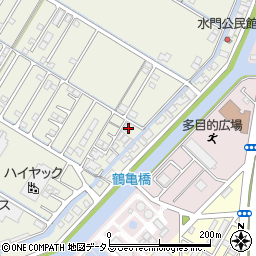 岡山県倉敷市連島町鶴新田2107-5周辺の地図