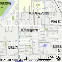 奈良県香芝市良福寺240-6周辺の地図
